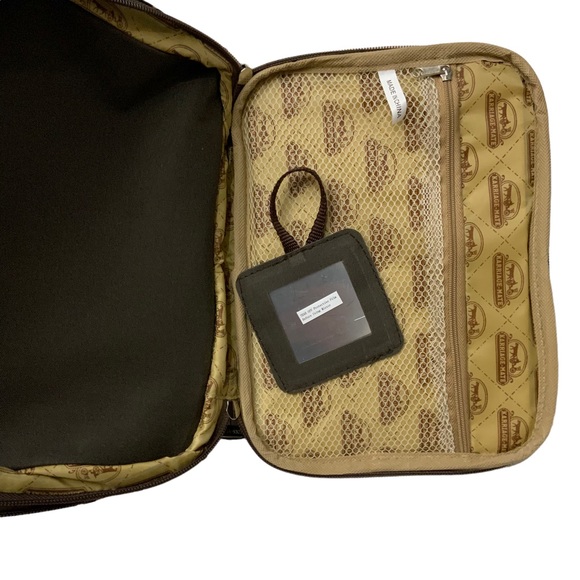 Travel Cosmetic Large Case Animal Print Leopard Packable Jewelry Collapsible NWT - Picture 7 of 15